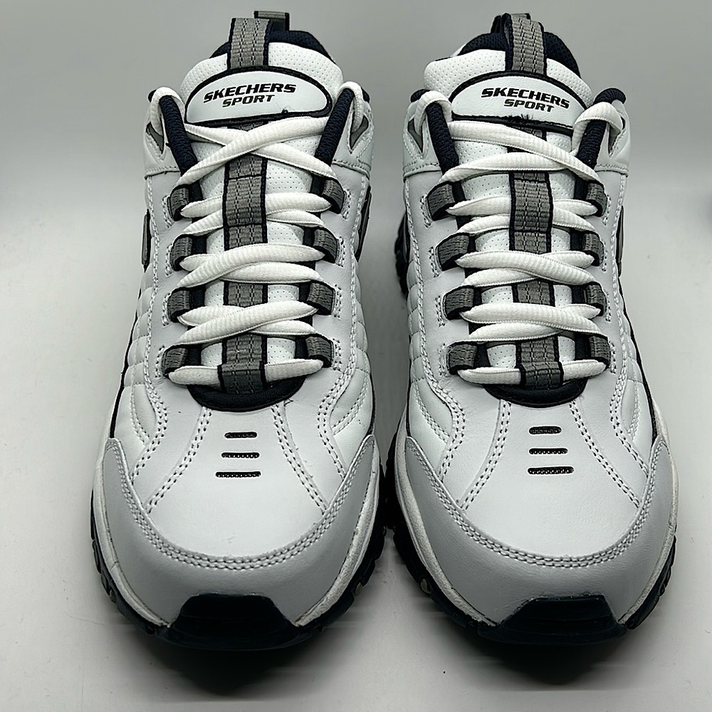 Skechers Sport NIB Energy After Burn White/Navy Sneakers Shoes **Size 8** - Picture 2 of 8